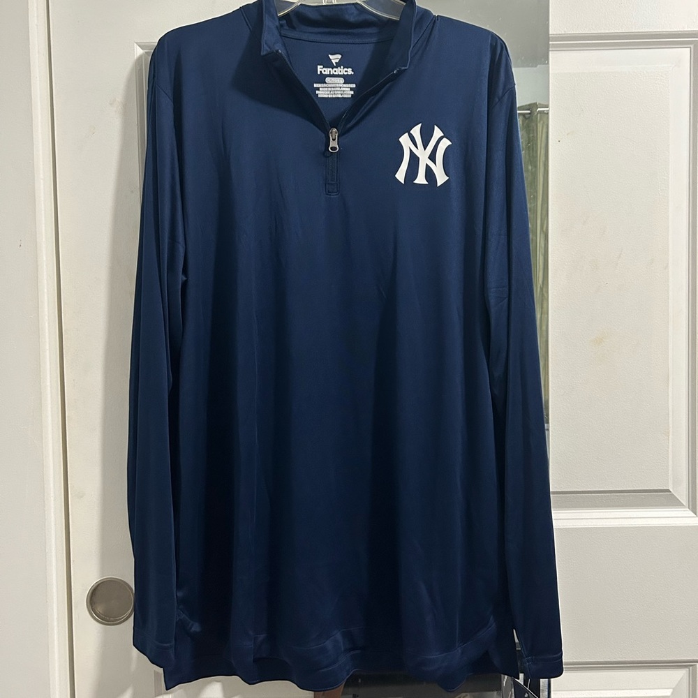 New York Yankees Quarterzip Top